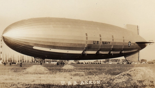 USS Akron Helium Filled Airship USS Akron Helium Filled Airship